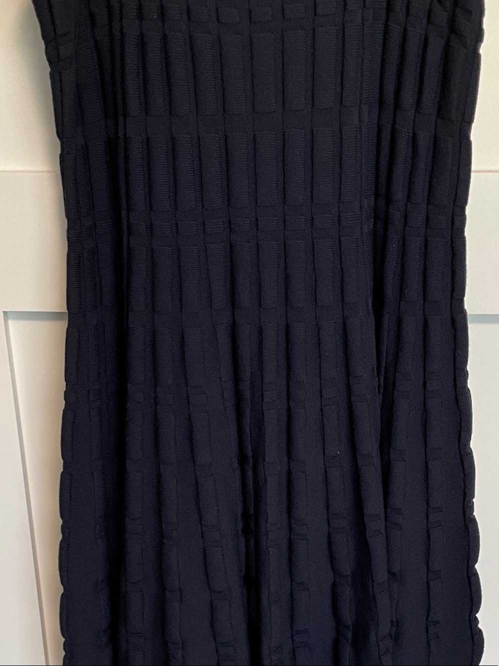 Maeve Black Textured Midi Dress - Picture 2 of 10